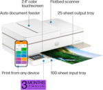 Envy 6555E Wireless All-In-One Color Inkjet Printer, Print, Scan, Copy, Duplex Printing Best-For-Home, 3 Months of Ink Included (714N5A) - Image 4
