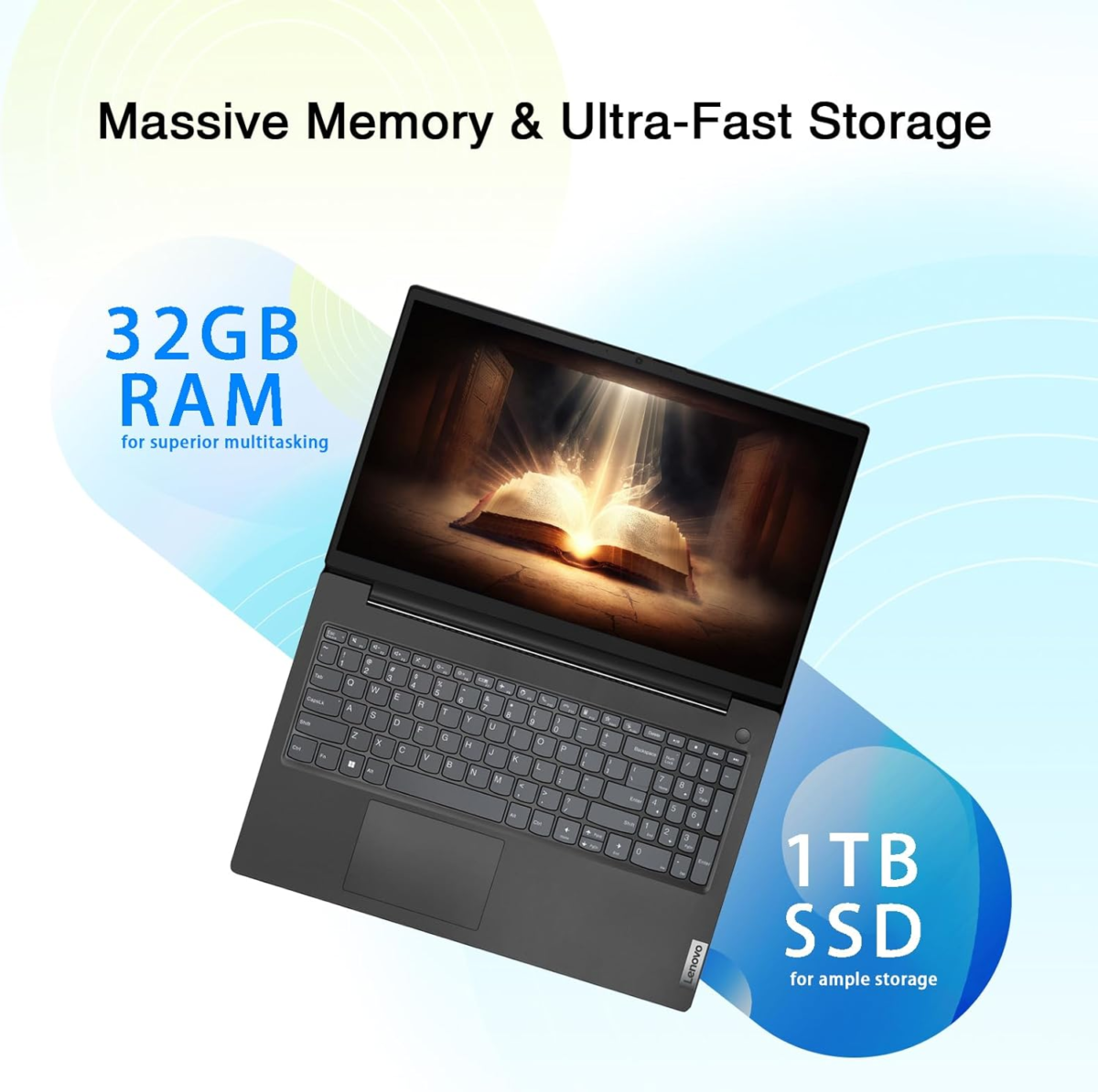 Newest V15 Business Laptop | Intel 4-Core Processor | 15.6" FHD (1920 X 1080) | 32GB RAM | 1TB SSD | Ethernet RJ-45 | Military Durability | Windows 11 Pro | W/Wowpc 500GB External Storage - Image 4