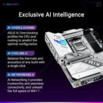 ROG Strix X870-A Gaming Wifi AMD AM5 X870 ATX Motherboard 16+2+2 Power Stages, Dynamic OC Switcher, Core Flex, DDR5 AEMP, Wifi 7, 4X M.2, Pcie® 5.0, Q-Release Slim, USB4®, AI Ocing & Networking - Image 2