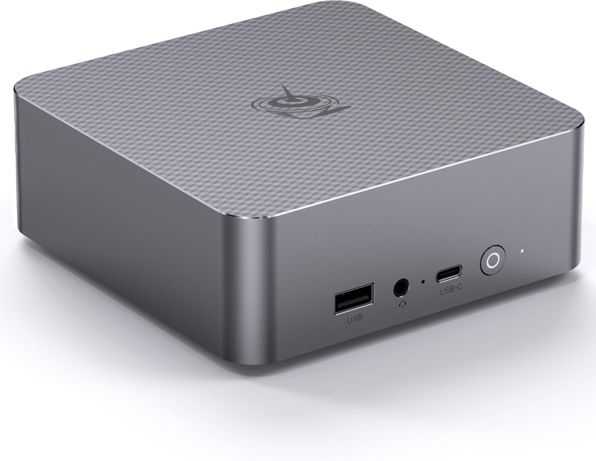 Mini PC Eqi12, Intel Core 1220P(Max 4.4Ghz 10C/12T), 24GB LPDDR5 5200Mhz 500GB Pcle4.0 SSD Mini Computers,Dual Lan/Wifi6/Bt5.2,Dual 4K Display,Built-In Power Supply Office Mini PC - Image 1