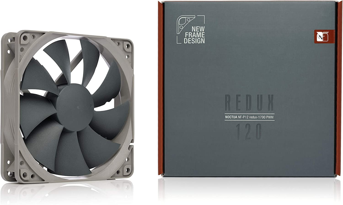 NF-P12 Redux-1700 PWM, High Performance Cooling Fan, 4-Pin, 1700 RPM (120Mm, Grey), Compatible with Desktop - Image 4