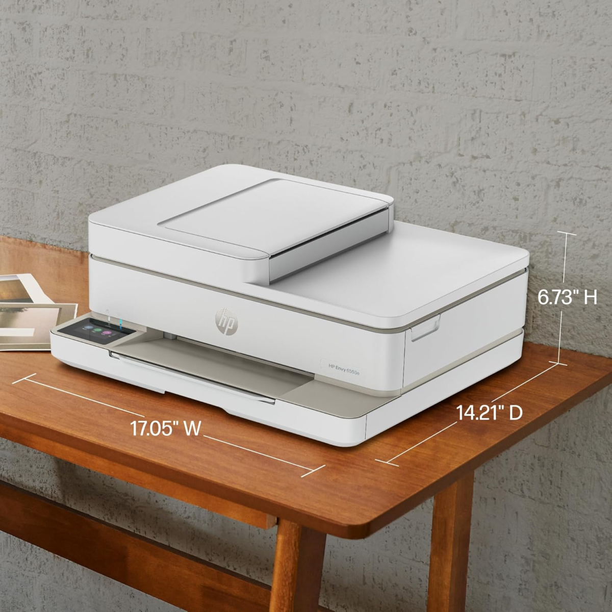 Envy 6555E Wireless All-In-One Color Inkjet Printer, Print, Scan, Copy, Duplex Printing Best-For-Home, 3 Months of Ink Included (714N5A) - Image 3