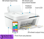 Deskjet 4255E Wireless All-In-One Color Inkjet Printer, Scanner, Copier, Best-For-Home, 3 Months of Ink Included (588S6A) - Image 4