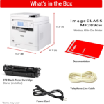 Imageclass Mf289Dw - Wireless Monochrome Laser Printer, All-In-One Print, Copy, Scan, Fax with Auto Document Feeder, 1 Year Limited Warranty, White - Image 8