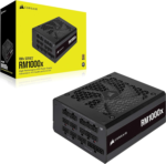 Rm1000X Fully Modular ATX Power Supply - 80 plus Gold - Low-Noise Fan - Zero RPM - Black - Image 7