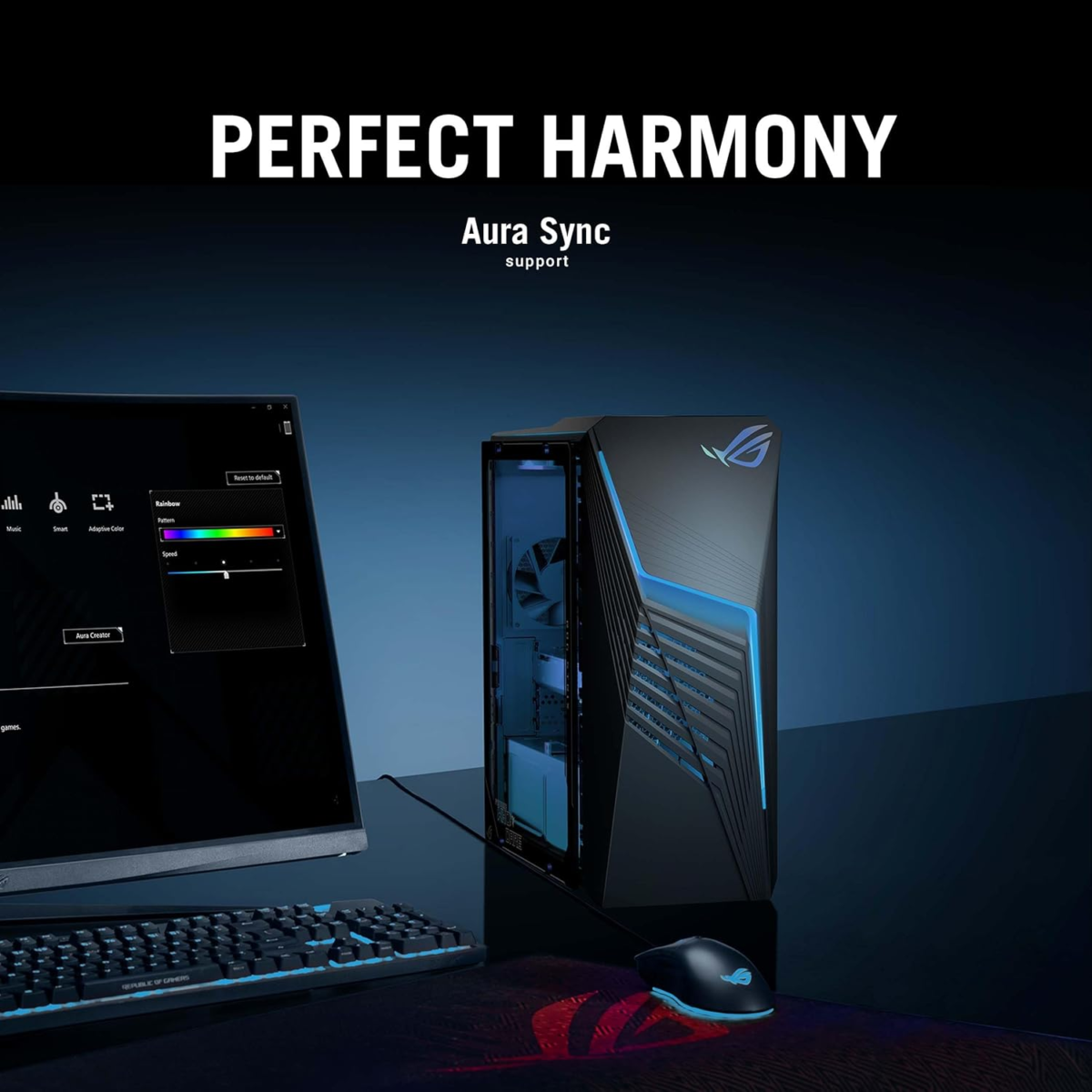 ROG G13CH (2024) Gaming Desktop PC, Intel® Core™ I7-14700F, NVIDIA® Geforce RTX™ 4060 Dual, 1TB Nvme™ Pcie® Gen4 SSD, 16GB DDR5 RAM, Windows 11, G13CHR-PS766 - Image 9