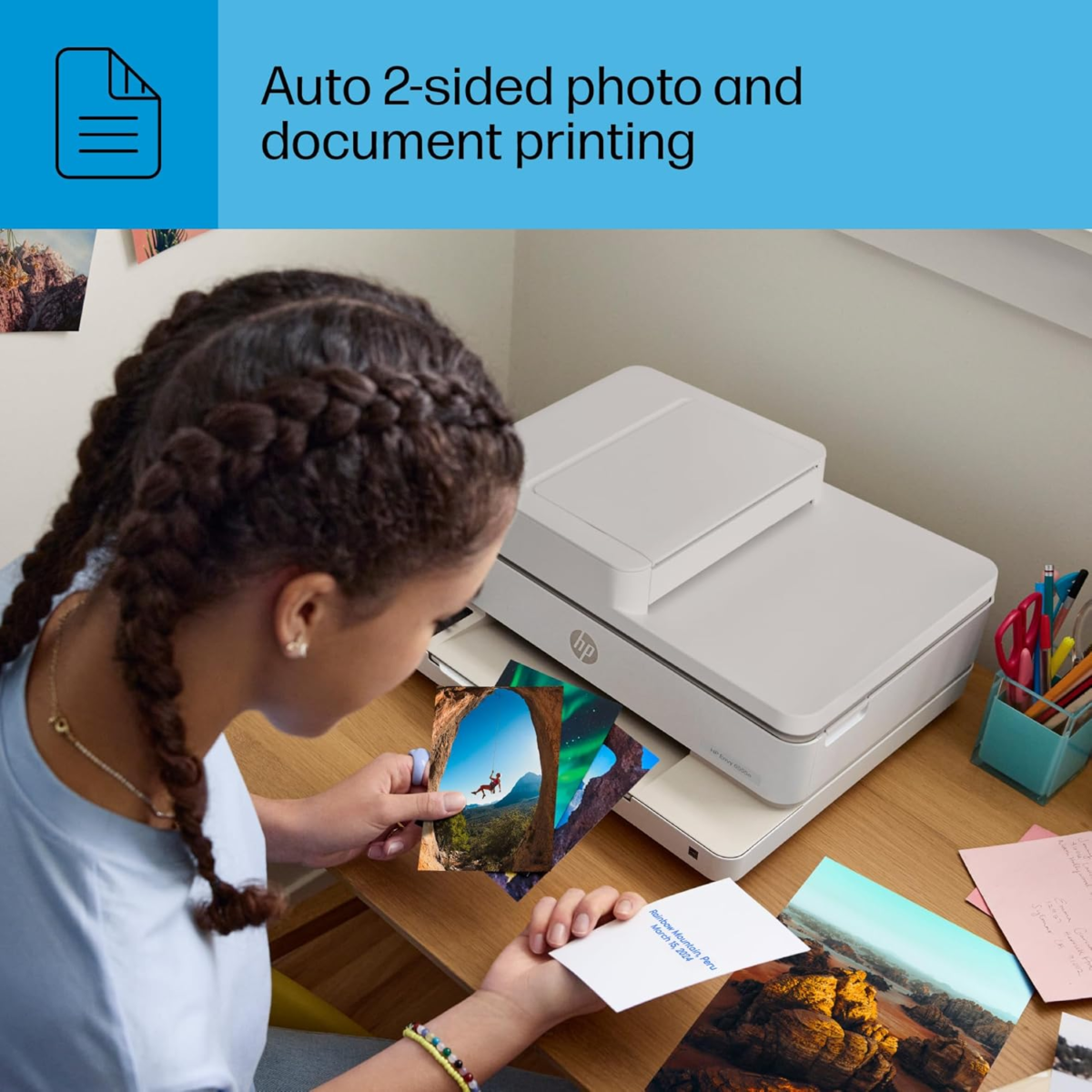 Envy 6555E Wireless All-In-One Color Inkjet Printer, Print, Scan, Copy, Duplex Printing Best-For-Home, 3 Months of Ink Included (714N5A) - Image 13