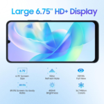 Color 8 Unlocked Cell Phones, 16GB+128GB+SD 2TB, 50MP Camera Smartphone, Mobile Phones 6000Mah Battery+18W, 6.75" HD+ 90Hz Cellphone, 4G Dual SIM/3 Card Slots,Fingerprint,3.5Mm Earphone Jack - Image 5