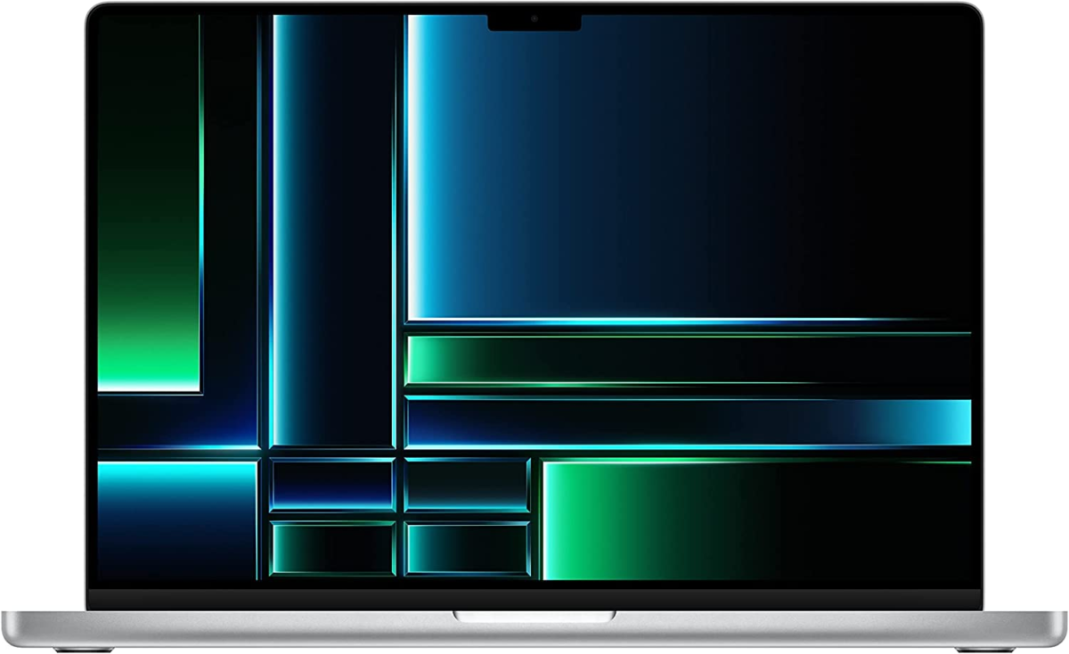 2023 Macbook Pro Laptop with  M2 Pro Chip with 12‑Core CPU and 19‑Core GPU: 16.2-Inch Liquid Retina XDR Display, 16GB Unified Memory, 512GB SSD Storage. Works with Iphone/Ipad; Silver - Image 1