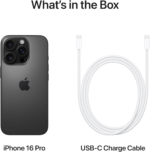 | Apple Iphone 16 Pro (128 GB) - Black Titanium [Locked]. Requires Unlimited Plan. Apple Intelligence. - Image 8