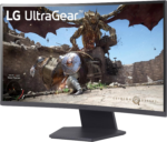 27GS60QC-B Ultragear Curved Gaming Monitor 27-Inch QHD (2560X1440) 180Hz 1Ms 1000R AMD Freesync HDR10 Hdmix2 Displayport Borderless Design Black Stabilizer DAS Crosshair FPS Counter - Black - Image 3