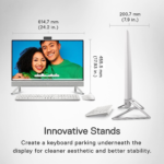 Inspiron 7730 All in One Touchscreen Desktop Computer, Core 7-150U, 64 GB RAM, 1 TB SSD, NVIDIA Geforce MX570A, Wifi 6E, Wireless KB & Mouse Combo, Windows 11 Pro & MS Office Lifetime License - Image 4