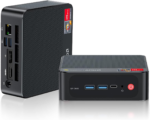 Mini PC AMD Ryzen 7 5800H (8C/16T, up to 4.4Ghz), 16GB DDR4 RAM 500GB Nvme SSD, SER5 Pro Mini Desktop Computer Support 4K@144Hz/Triple Display/Wifi6/Bt5.2/Hdmi+Dp/Home/Office/Gaming