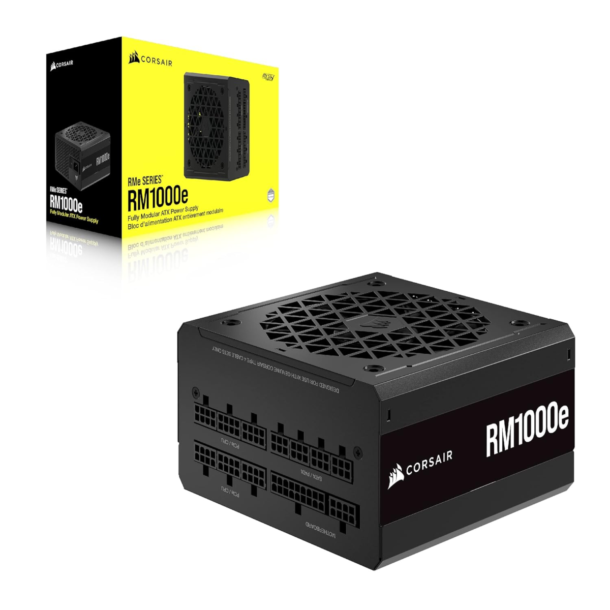 Rm1000E (2023) Fully Modular Low-Noise Power Supply - ATX 3.0 & Pcie 5.0 Compliant - 105°C-Rated Capacitors - 80 plus Gold Efficiency - Modern Standby Support - Black - Image 6