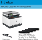 Color Laserjet Pro MFP 3301Fdw Wireless All-In-One Color Laser Printer, Office Printer, Scanner, Copier, Fax, ADF, Duplex, Best-For-Office (499Q5F) - Image 6