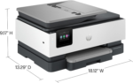 Officejet Pro 8139E Wireless All-In-One Color Inkjet Printer, Print, Scan, Copy, Fax, ADF, Duplex Printing Best-For-Home Office, 1 Year of Instant Ink Included - Image 7