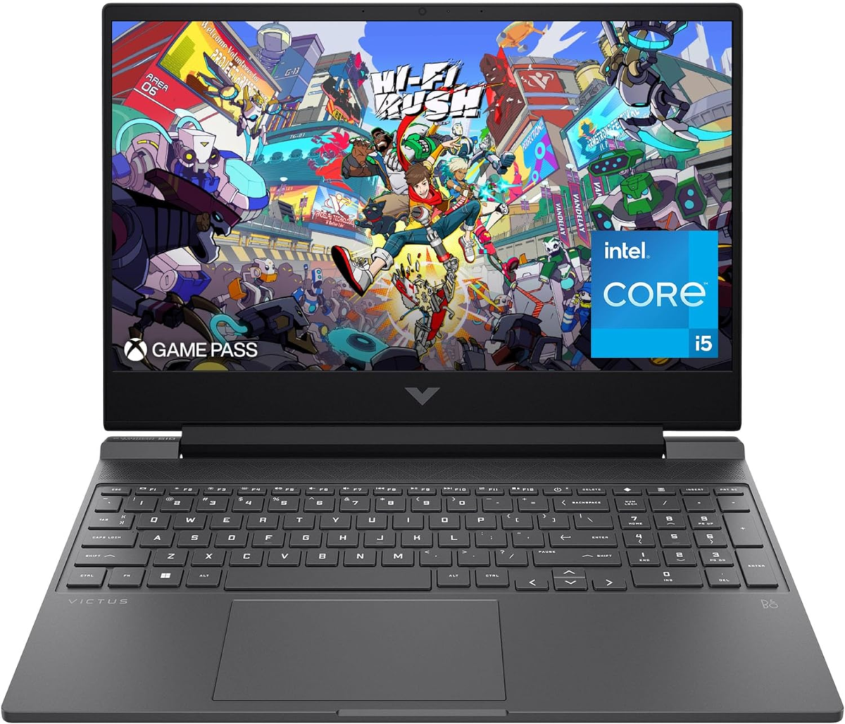 Victus 15.6 Inch Laptop, FHD 144Hz Display, Intel Core I5-12450H, 8 GB RAM, 512 GB SSD, NVIDIA Geforce RTX 2050 GPU (4 GB Dedicated), Windows 11 Home, 15-Fa1029Nr (2024) - Image 1