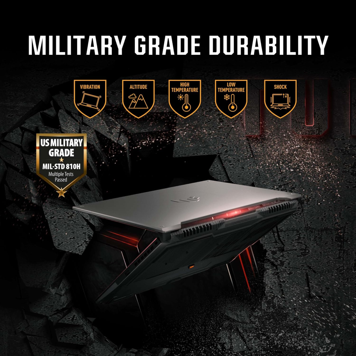 TUF Gaming A16 (2024) Gaming Laptop, 16” QHD+ 165Hz 16:10 Display, AMD Ryzen™ 9 7940HX, NVIDIA® Geforce RTX™ 4070, 16GB DDR5, 1TB Pcie Gen4 SSD, Wi-Fi 6, Windows 11, FA607PI-AS94 - Image 7