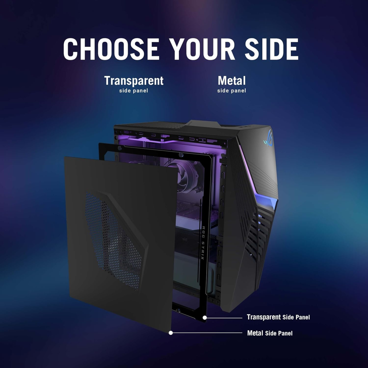 ROG G13CH (2024) Gaming Desktop PC, Intel® Core™ I7-14700F, NVIDIA® Geforce RTX™ 4060 Dual, 1TB Nvme™ Pcie® Gen4 SSD, 16GB DDR5 RAM, Windows 11, G13CHR-PS766 - Image 3