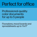 Officejet Pro 9730E Wide Format Wireless All-In-One Color Inkjet Printer, Print, Scan, Copy, ADF, Duplex Printing Best-For-Office, 3 Months of Ink Included (537P6A) - Image 7