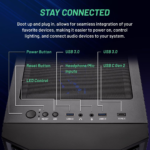 Shadow Gaming PC Desktop – Intel Core I7 13700F 2.1 Ghz, NVIDIA RTX 4060, 1TB NVME SSD, 16GB DDR4 RAM 3200, 600W Gold PSU, 360Mm AIO, 11AC Wi-Fi, Windows 11 Home 64-Bit,Black - Image 5
