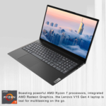 V-Series V15 Business Laptop, 15.6" FHD Display, AMD Ryzen 7 7730U, 40GB RAM, 1TB SSD, Numeric Keypad, HDMI, RJ45, Webcam, Wi-Fi, Windows 11 Pro, Black - Image 2