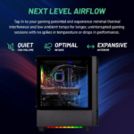 Shadow Gaming PC Desktop – Intel Core I7 13700F 2.1 Ghz, NVIDIA RTX 4060, 1TB NVME SSD, 16GB DDR4 RAM 3200, 600W Gold PSU, 360Mm AIO, 11AC Wi-Fi, Windows 11 Home 64-Bit,Black - Image 7