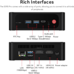 Mini PC AMD Ryzen 7 5800H (8C/16T, up to 4.4Ghz), 16GB DDR4 RAM 500GB Nvme SSD, SER5 Pro Mini Desktop Computer Support 4K@144Hz/Triple Display/Wifi6/Bt5.2/Hdmi+Dp/Home/Office/Gaming - Image 6