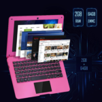 10.1" Inch Kids Netbook Laptop, Powered by Android 12 Operating System, 2Gb Ram, 64Gb Storage,2* USB, Camera, Wifi + Free Accessories Included. - Pink - Image 3