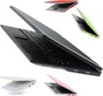 7 Inch Portable Mini Computer Laptop PC Netbook for Kids Android 12 Quad Core 32GB Wifi Built in Camera Netflix Youtube Flash Player (Black)