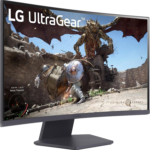 27GS60QC-B Ultragear Curved Gaming Monitor 27-Inch QHD (2560X1440) 180Hz 1Ms 1000R AMD Freesync HDR10 Hdmix2 Displayport Borderless Design Black Stabilizer DAS Crosshair FPS Counter - Black - Image 2
