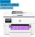 Officejet Pro 9730E Wide Format Wireless All-In-One Color Inkjet Printer, Print, Scan, Copy, ADF, Duplex Printing Best-For-Office, 3 Months of Ink Included (537P6A) - Image 3